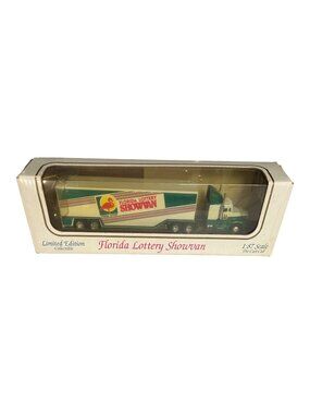 Vintage 1994 Racing Champions Florida Lottery Showvan 1:87 Diecast Truck NIB